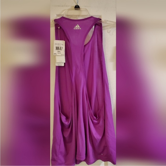Bundle of 2 WOMEN'S ADIDAS "CLIMALITE" RACER BACK TANK TOPS 2XL - Picture 5 of 9